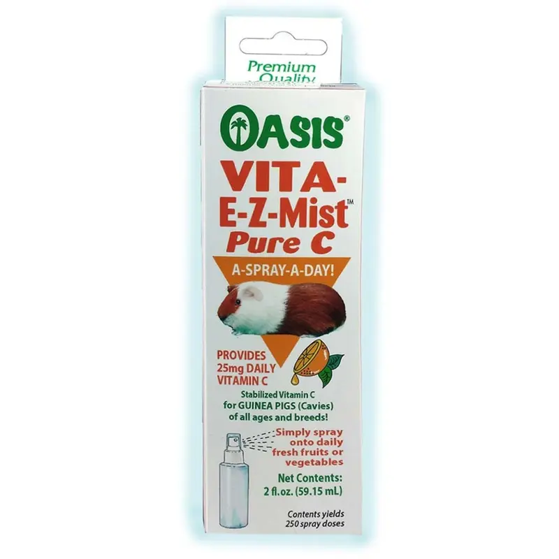 Oasis VITA E-Z-Mist Pure Vitamin C Spray for Guinea Pig 2 fl. oz