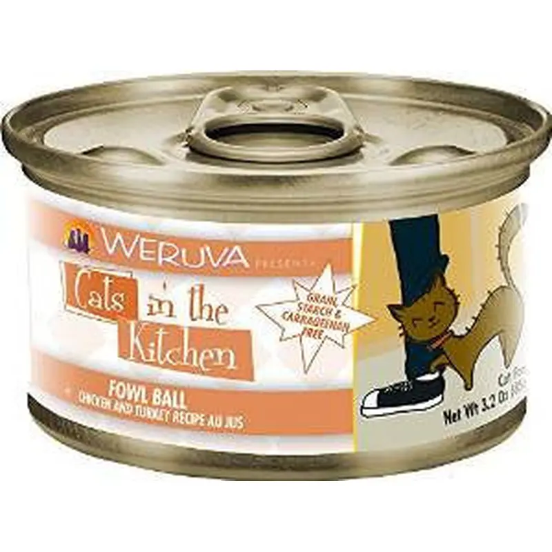 Weruva Fowl Ball Chicken /tky 24/3.2z 