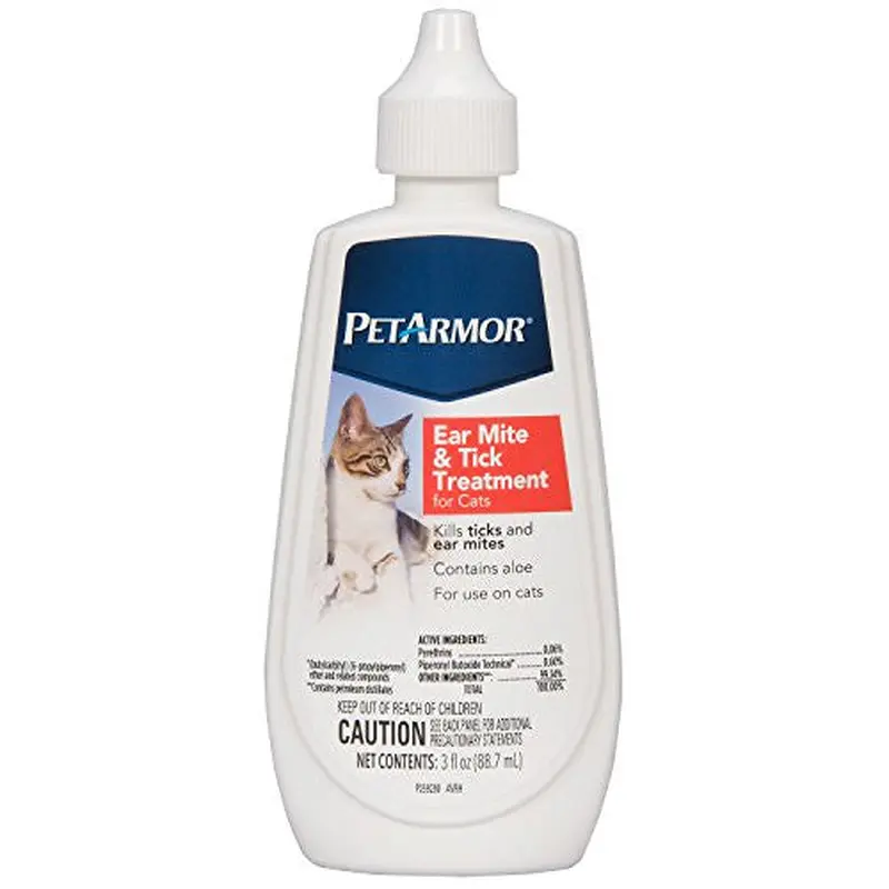 Sargents Remedy Ear Mite and Tick For Cats 3oz{L+