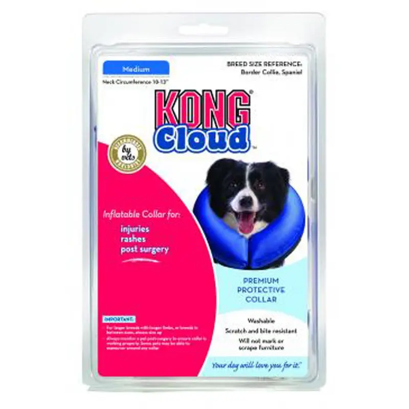 KONG Inflatable E-Collar Blue MD