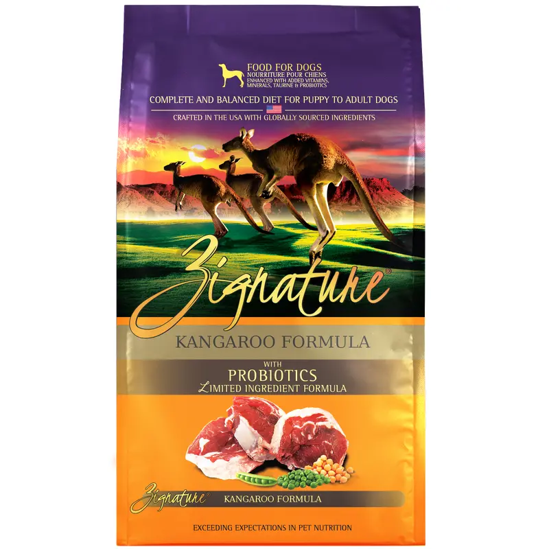 Zignature Kangaroo Formula Dog Food 25 lb