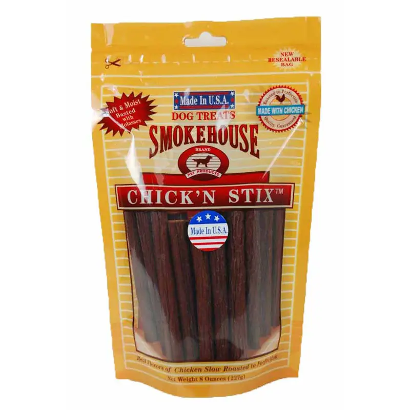 Smokehouse USA Made Chicken Stix Dog Treats 8 oz