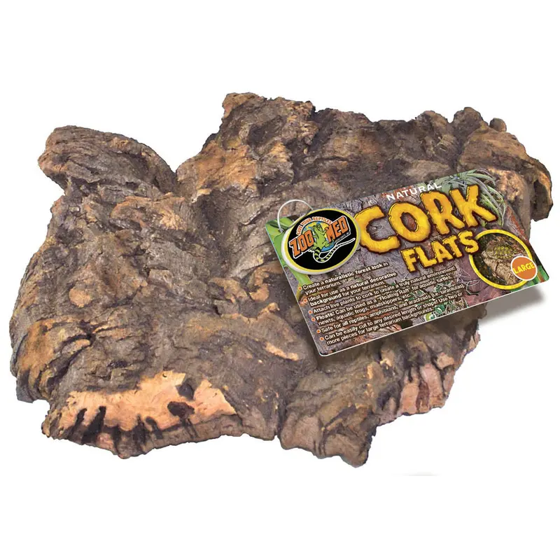Zoo Med Natural Cork Flats Background Brown MD