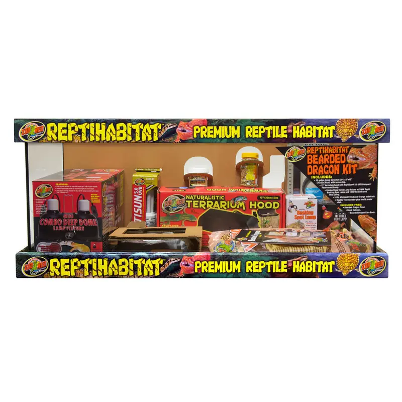 Zoo Med ReptiHabitat Bearded Dragon Kit 20 gal.