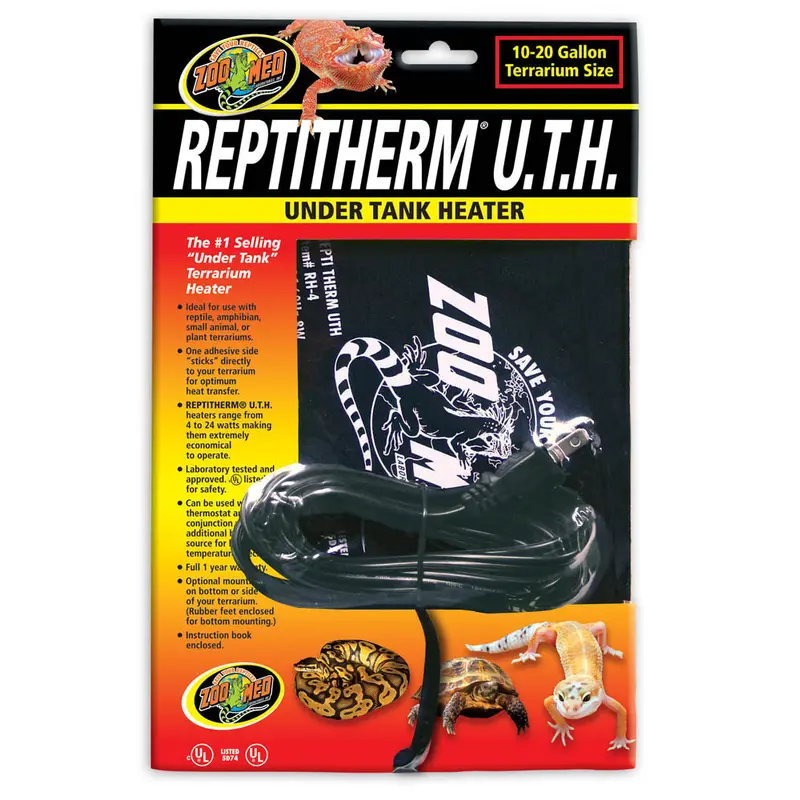 Zoo Med ReptiTherm Under Tank Heater (U.T.H) 8watt 6in X 8in SM