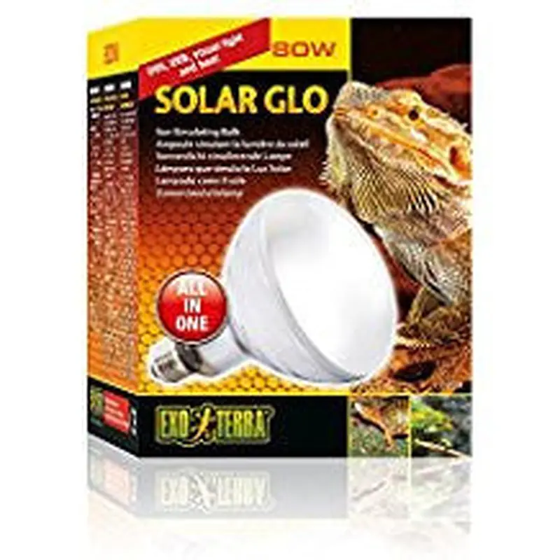 Exo Terra Solar Glo Mercury Vapor Lamp 80w Pt2334