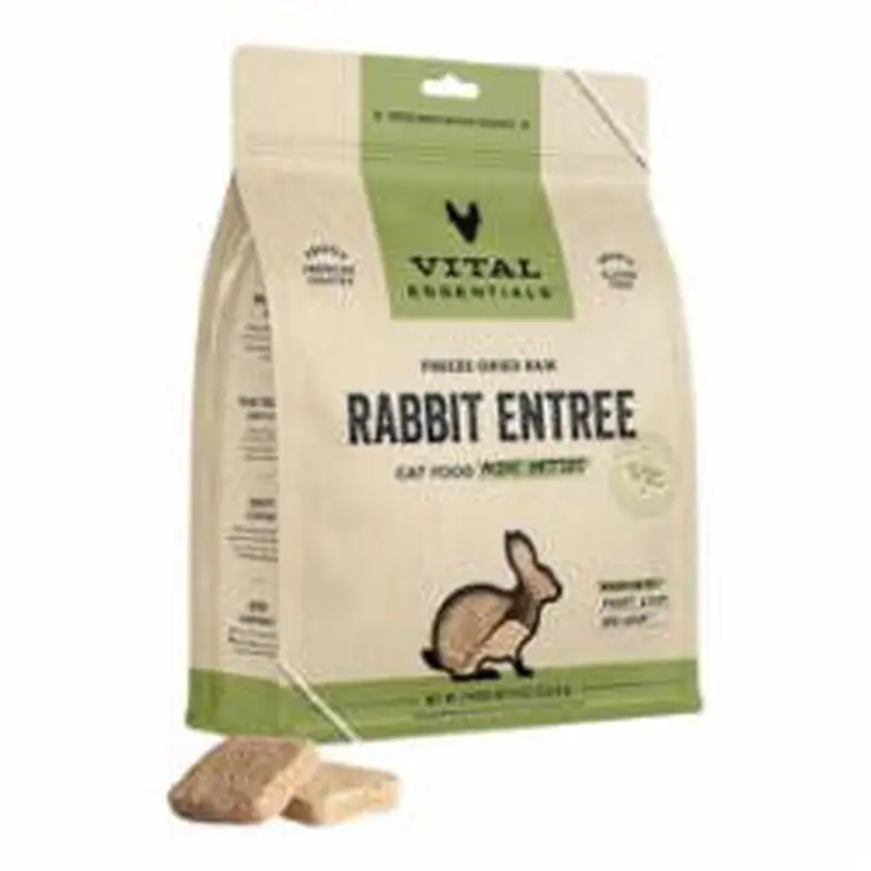 Vital Essentials Cat Freeze-dried Patties Rabbit 8oz