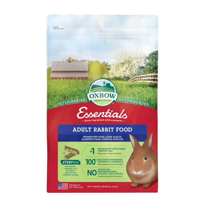 Oxbow Animal Health Essentials Adult Rabbit Food 5lb