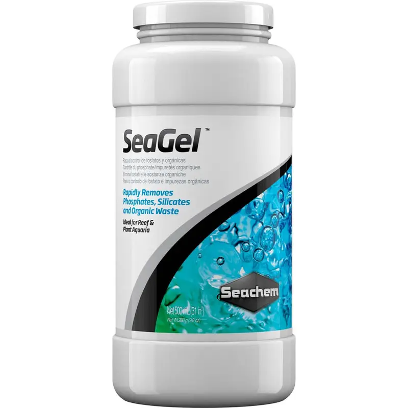 Seachem SeaGel Phosphate, Silicate, and Organic Waster Remover 500 ml
