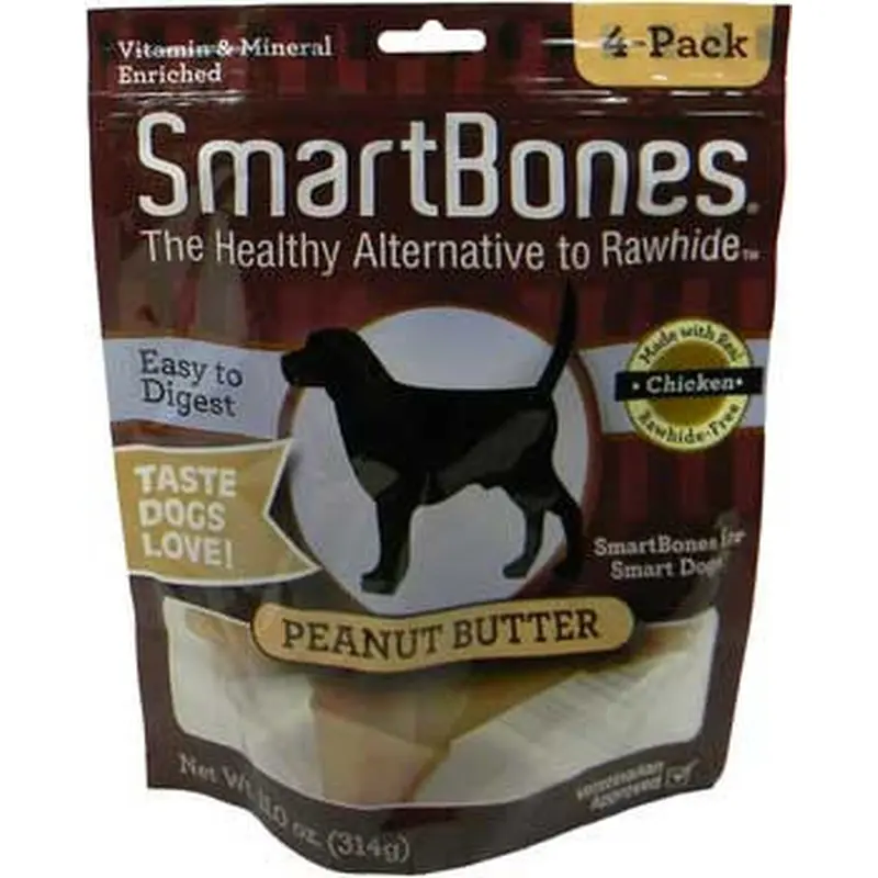 SmartBones Peanut Butter Medium 4 Pk. 