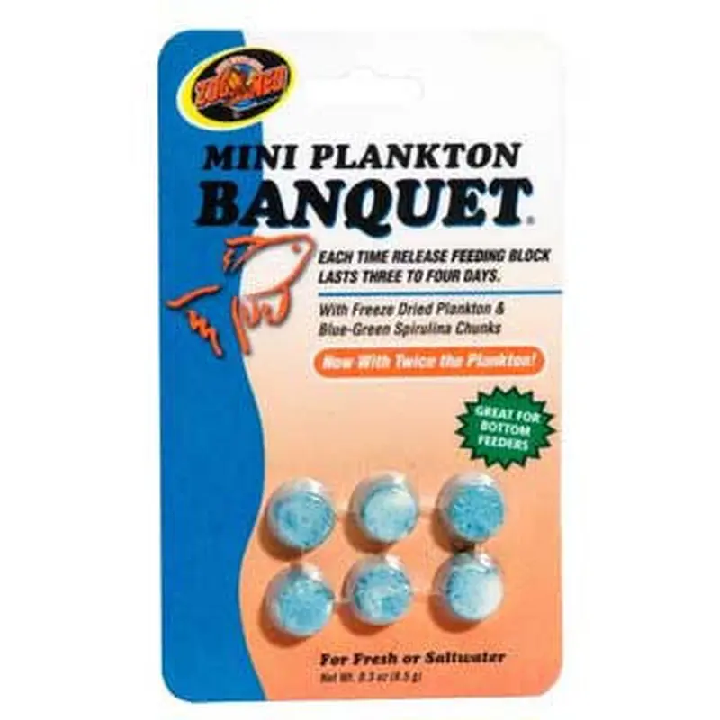 Zoo Med Plankton Banquet Fish Feeding Block 0.3 oz Mini