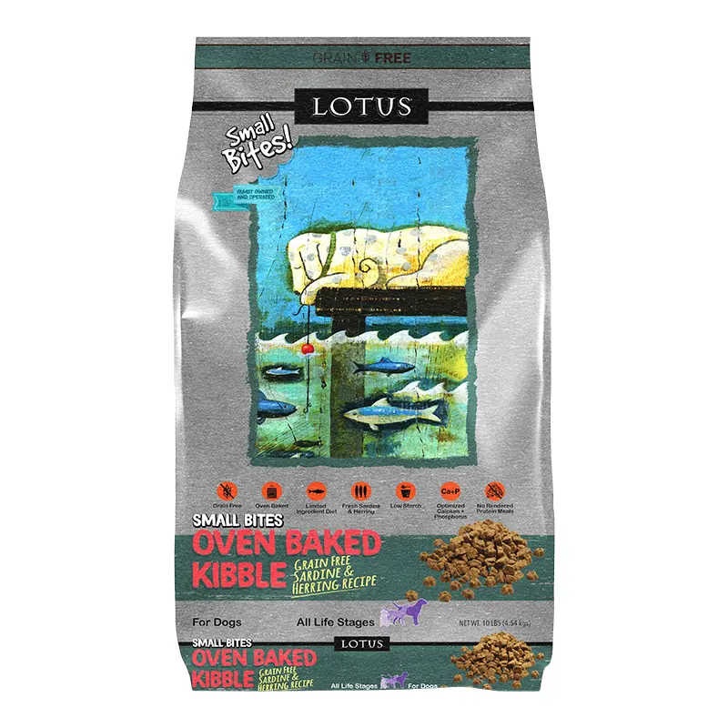 Lotus Dog Small Bite Grain Free Sardine Herring 10lb 