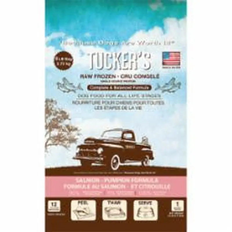 Tuckers Dog Frozen Complete Balanced Salmon and Pumpkin 6lb SD-5 (DD)