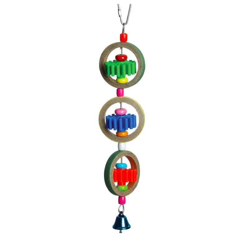 A & E Cages Made in America Gears and Rings Bird Toy