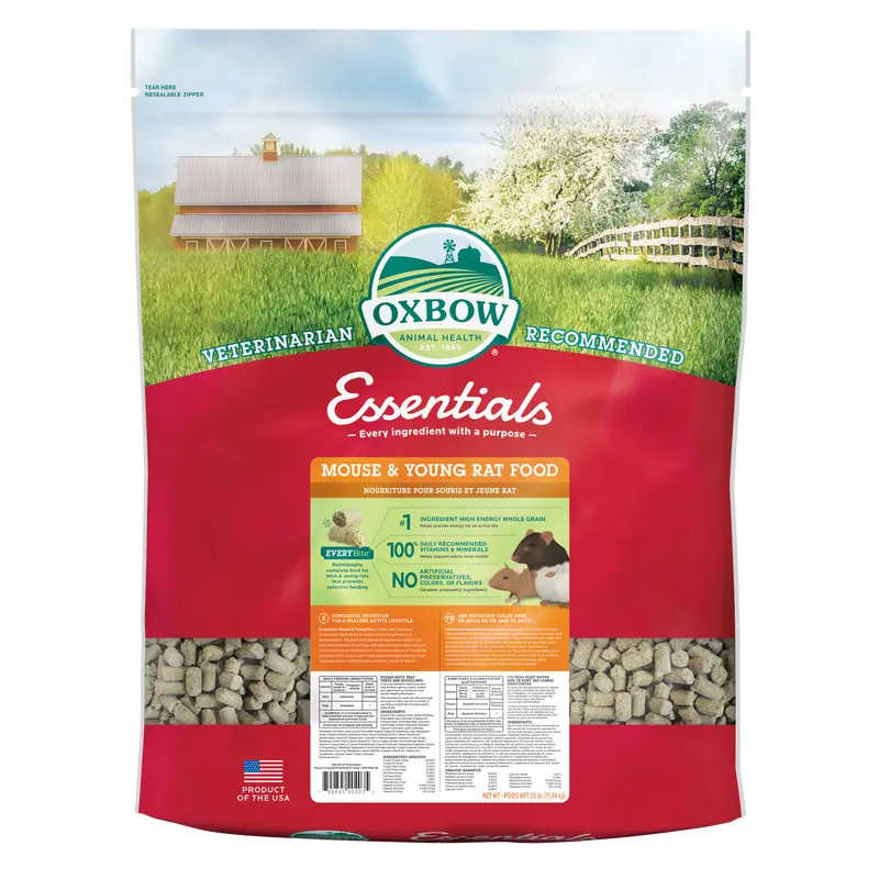 Oxbow Animal Health Essentials Mouse & Young Rat Food 25lb