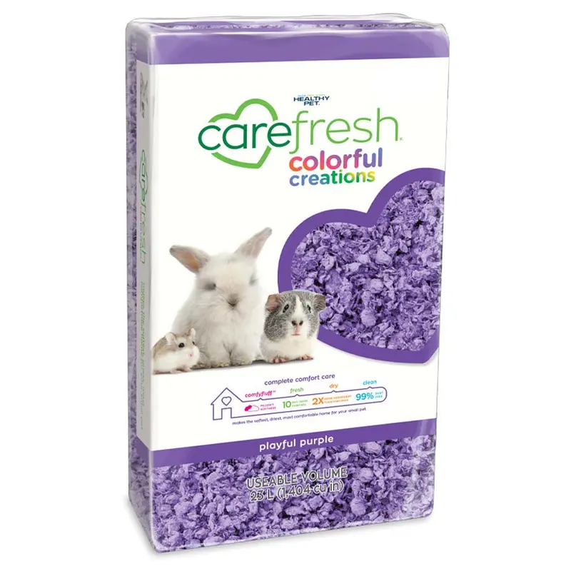 CareFRESH Colorful Creations Small Animal Bedding Playful Purple 23 L