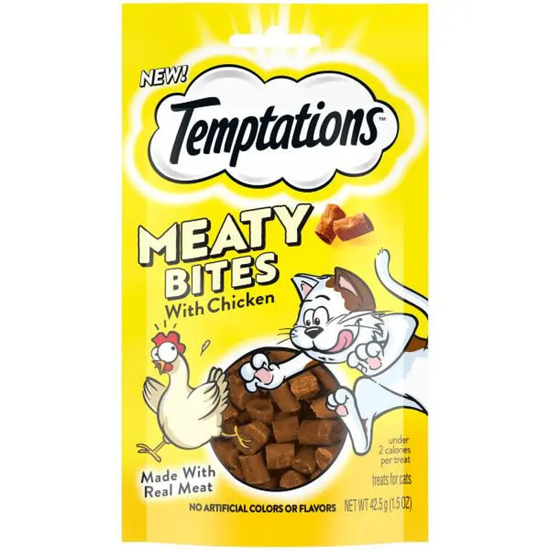 Temptations Meaty Bites Chicken Flavor Pouch 1.5 oz