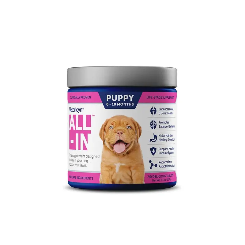 Vetericyn ALL-IN Puppy Supplement 90 Tablets 7.3 oz