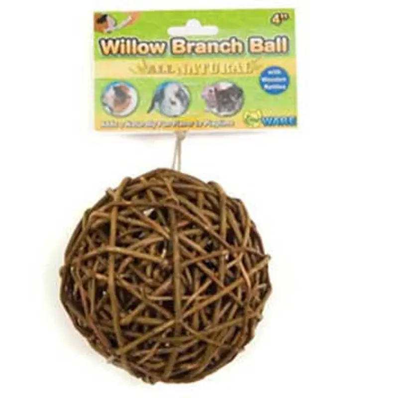 Ware Small Animal Willow Branch Ball 4" 