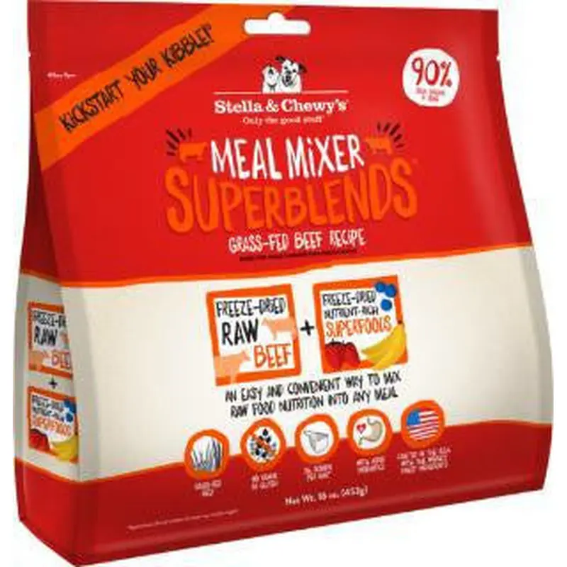 Stella & Chewy's Freeze-Dried Meal Mixer Superblends - Beef 16 oz. 