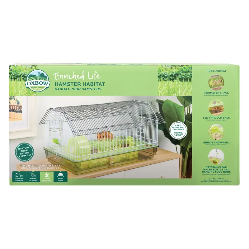 Oxbow Animal Health Enriched Life Hamster Habitat One Size