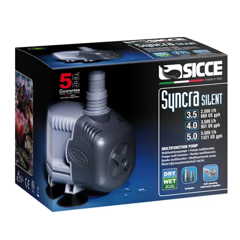 Sicce SYNCRA SILENT 3.5 HIGH PRESSURE Pump - 687 GPH