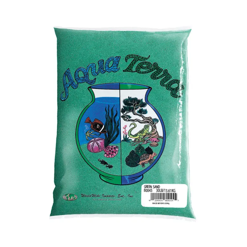 Aqua Terra Aquarium Sand Green 6/5 lb (DD)