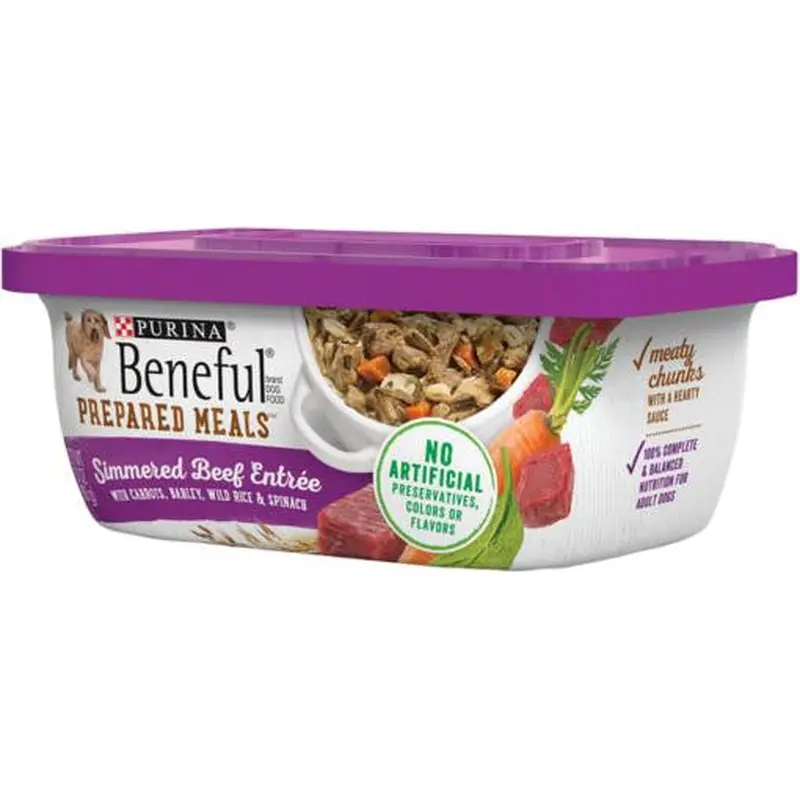Beneful Prepared Meals Simmered Beef Entree 8/10OZ 