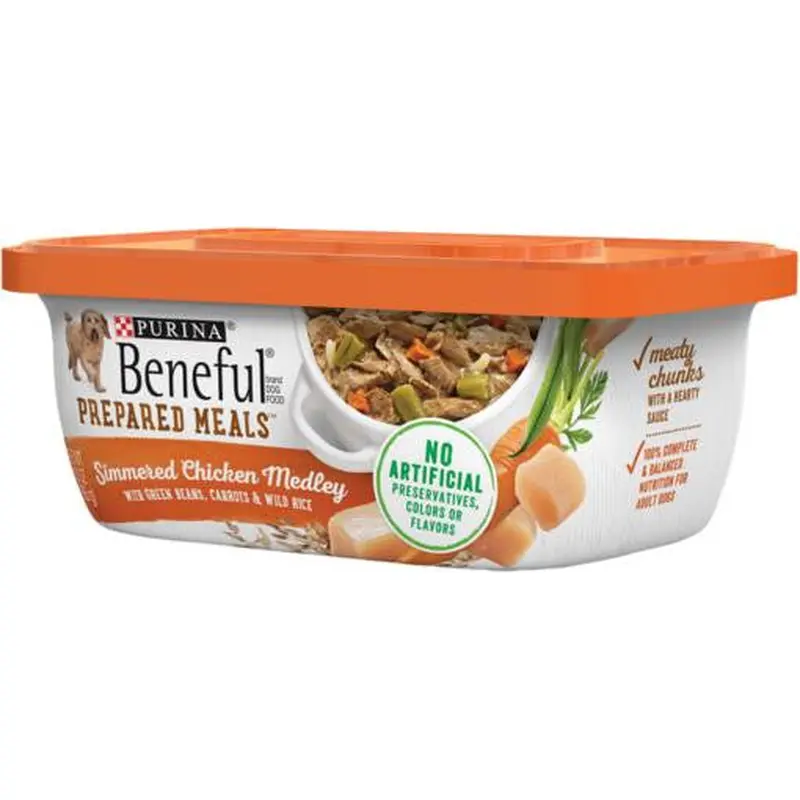 Beneful Prepared Meals Simmered Chicken Medley 8/10OZ 