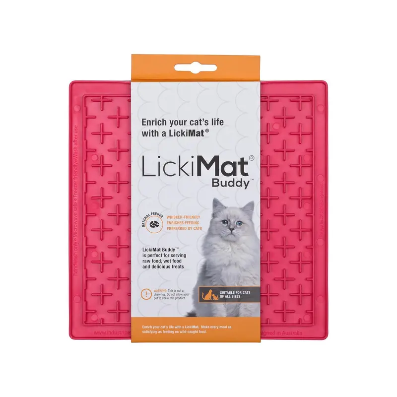 LickiMat Buddy for Cats Pink