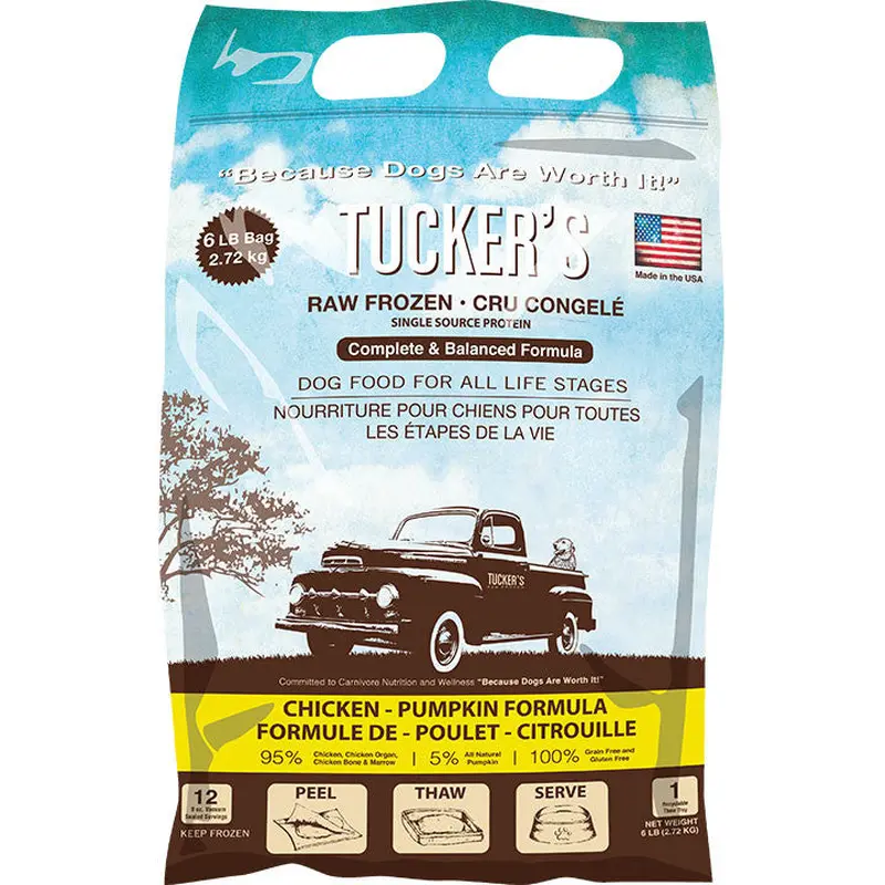 Tuckers Dog Frozen Complete Balance Chicken & Pumpkin 6lb SD-5