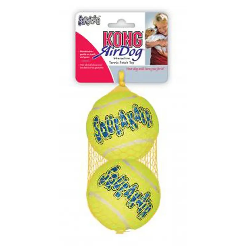 Kong Squeakair Ball Large 2 Pack for Dogs
