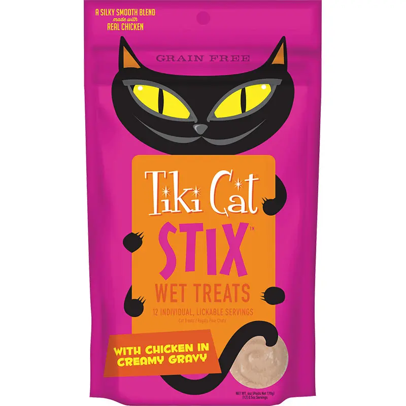 Tiki Cat Stix Chicken Pouches 12 / 6 oz 