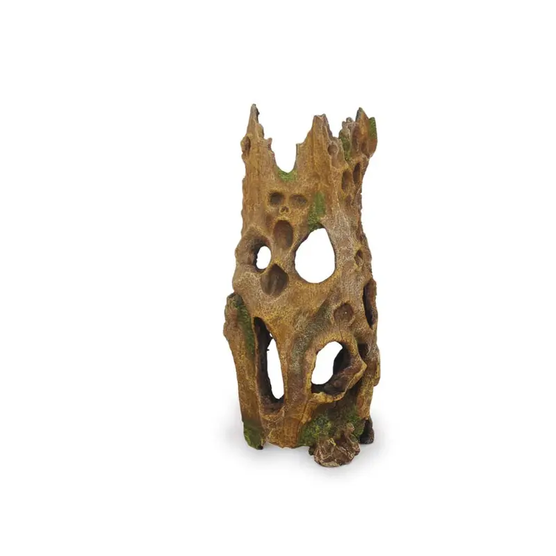 Weco Wecorama Sleepy Hollows Wicked Bark Terrarium Ornament Brown/Green LG