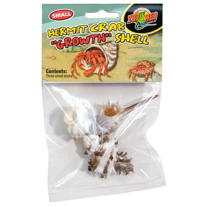 Zoo Med Hermit Crab Growth Shell Assorted SM 3pk