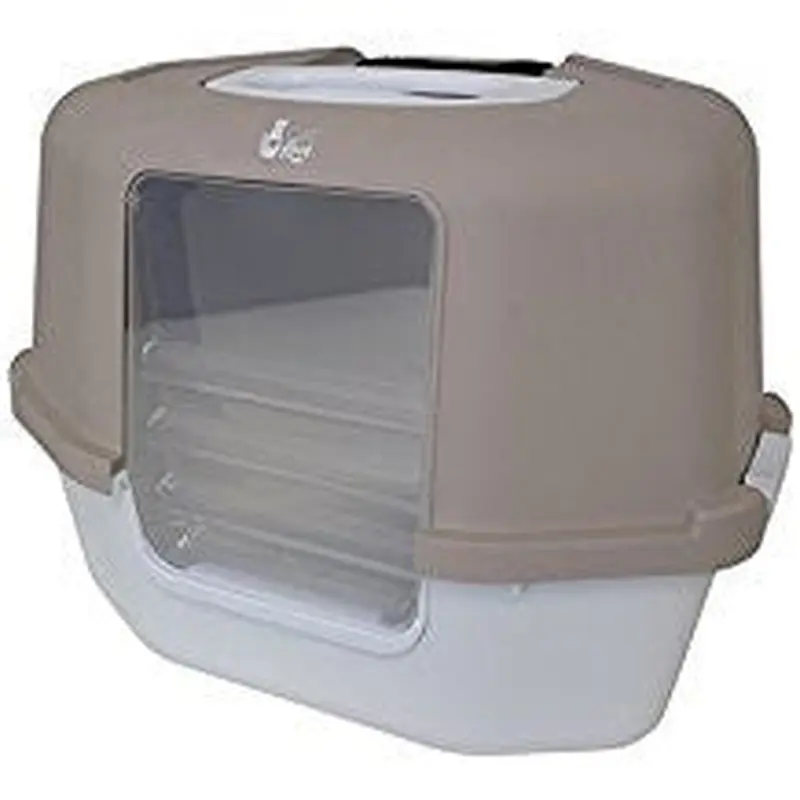 Hagen Cat Love Space Saver Corner Hoodedcat Pan, Grey 36613