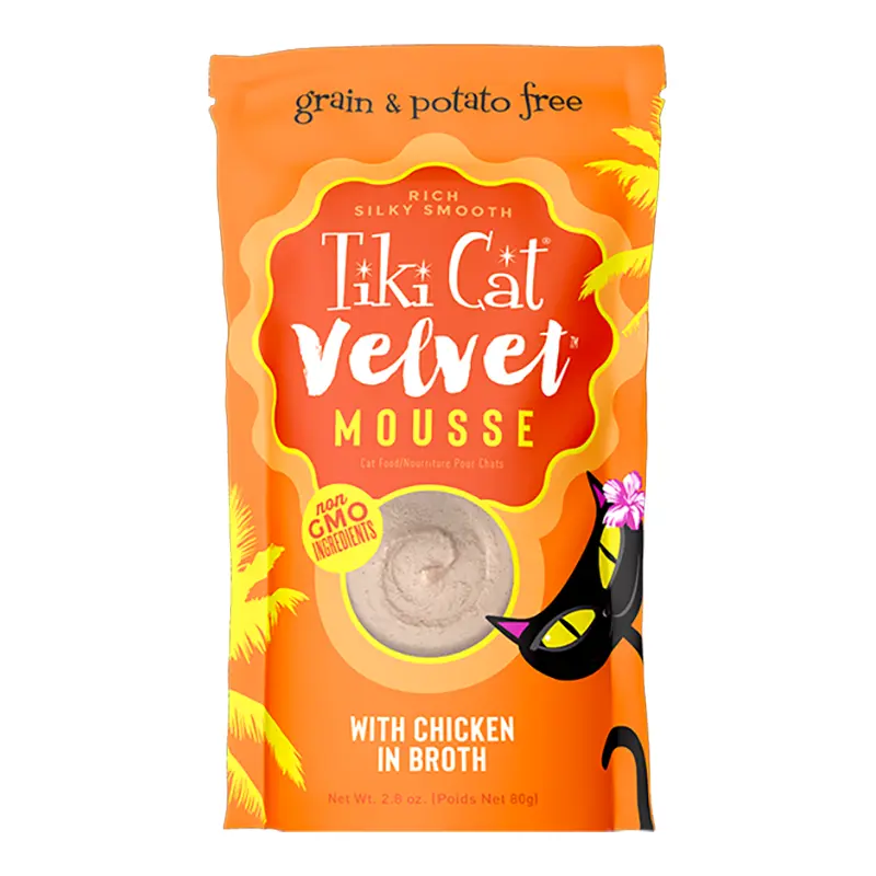 Tiki Cat Velvet Mousse Chicken 12/2.8z 