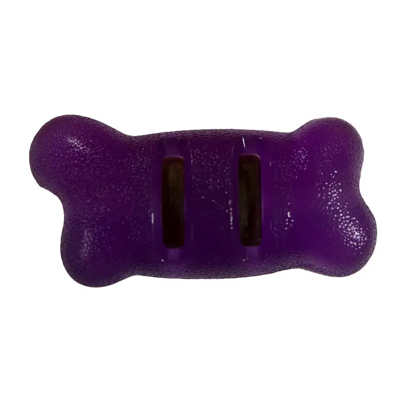 Starmark Flex Grip Treat Ringer Bone Red SM