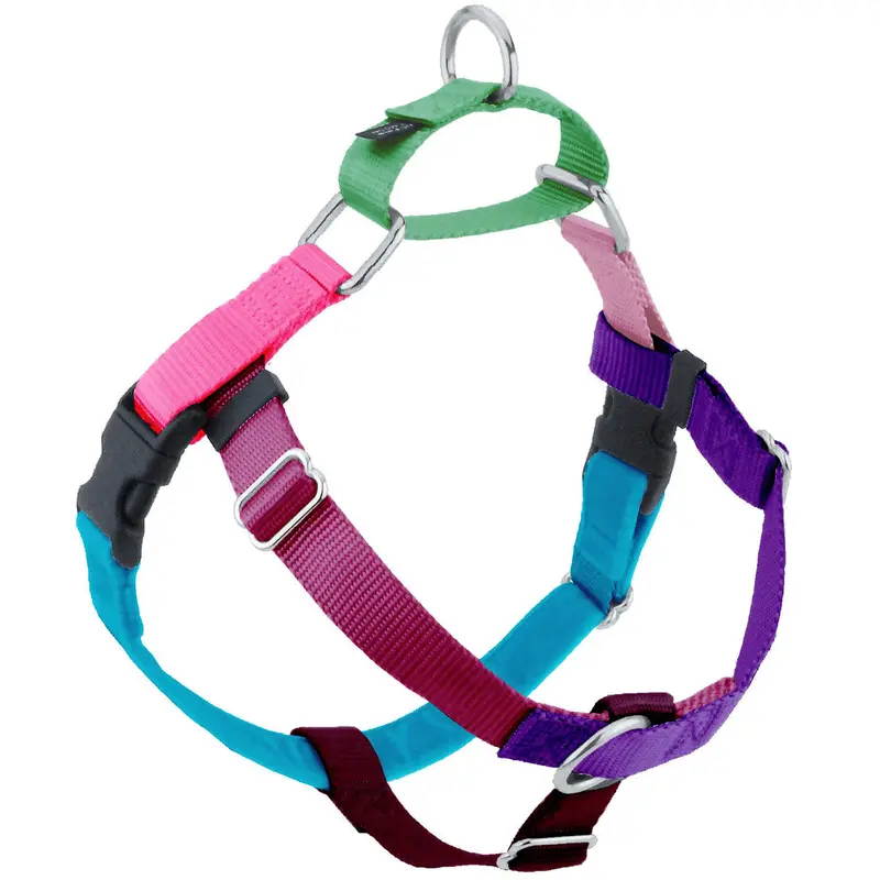 2 Hounds Design Freedom No-Pull Dog Harness - Small 5/8" x 20-24" - Jellybean Sugar