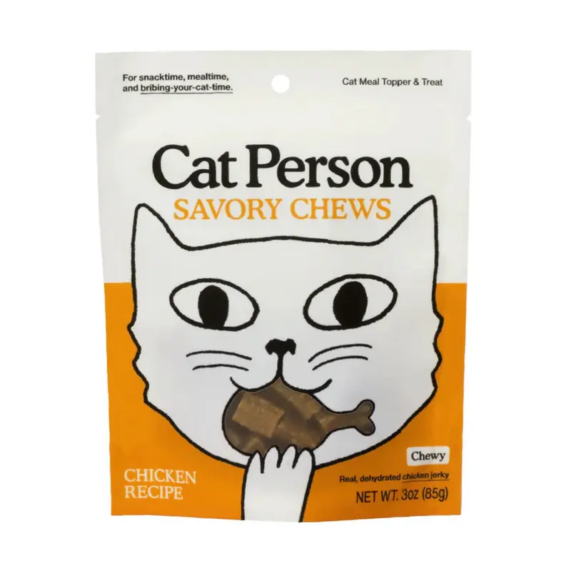 Cat Person Savory Chews Chicken Treat