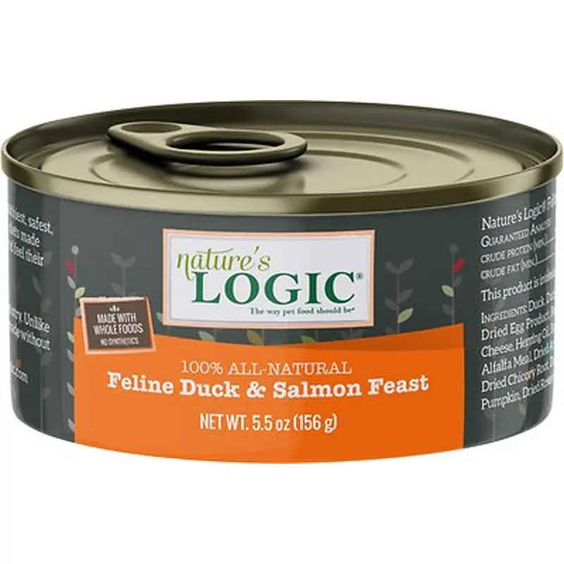 Nature's Logic Feline Duck & Salmon Feast