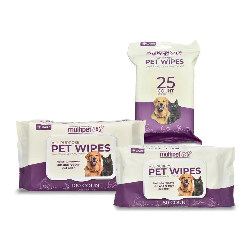 Multipet All-Purpose Pet Wipes 25ct