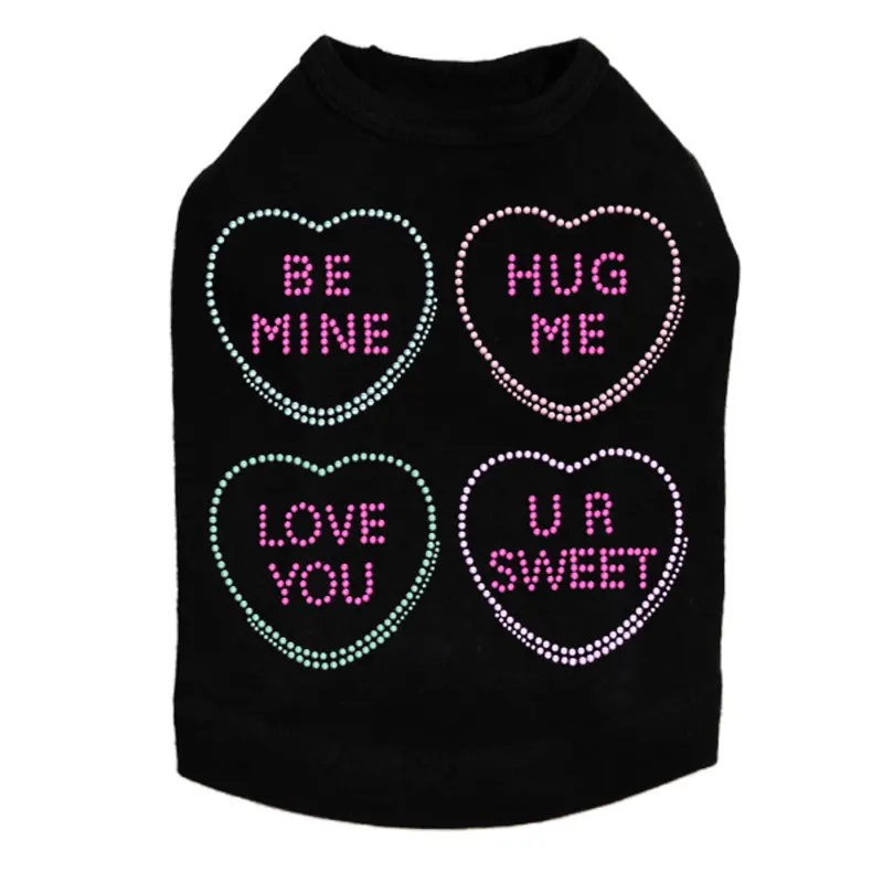 Candy Conversation Hearts - Dog Tank