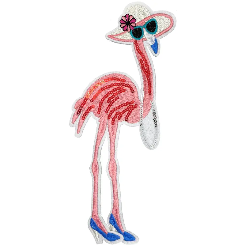 Flamingo with Hat - Patch