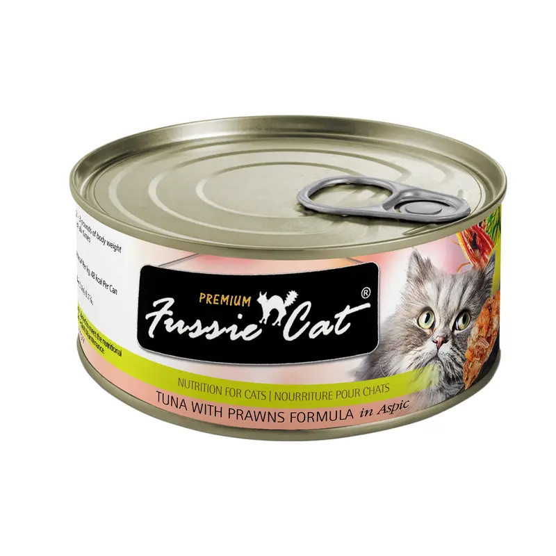 Fussie Cat Premium- Tuna With Prawns Formula In Aspic (2.82oz)