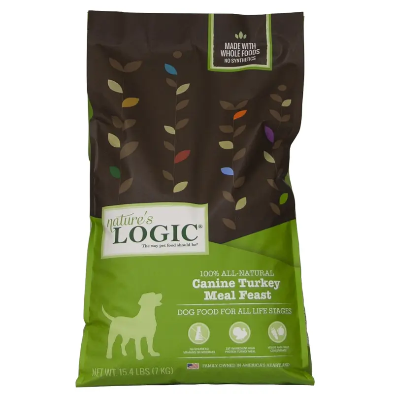 Nature's Logic Canine Turkey Meal Feast Dry Dog Food