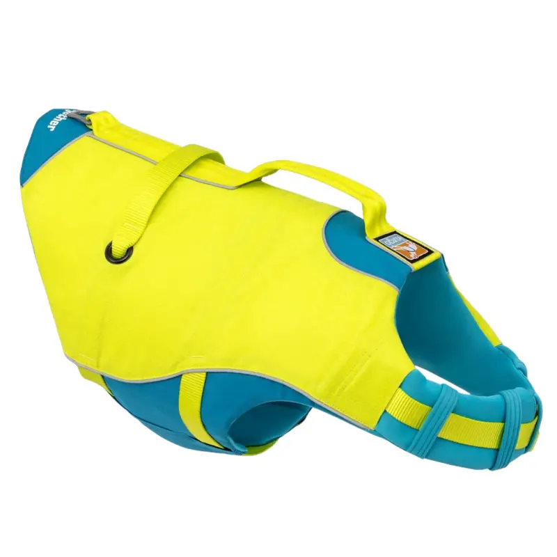 Kurgo Surf N Turf Dog Life Jacket Yellow Blue Small