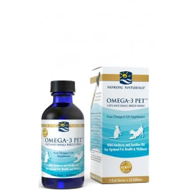 Nordic Naturals Omega-3 Pet Oil - Cat & Dog Supplements - Unflavored - 2oz