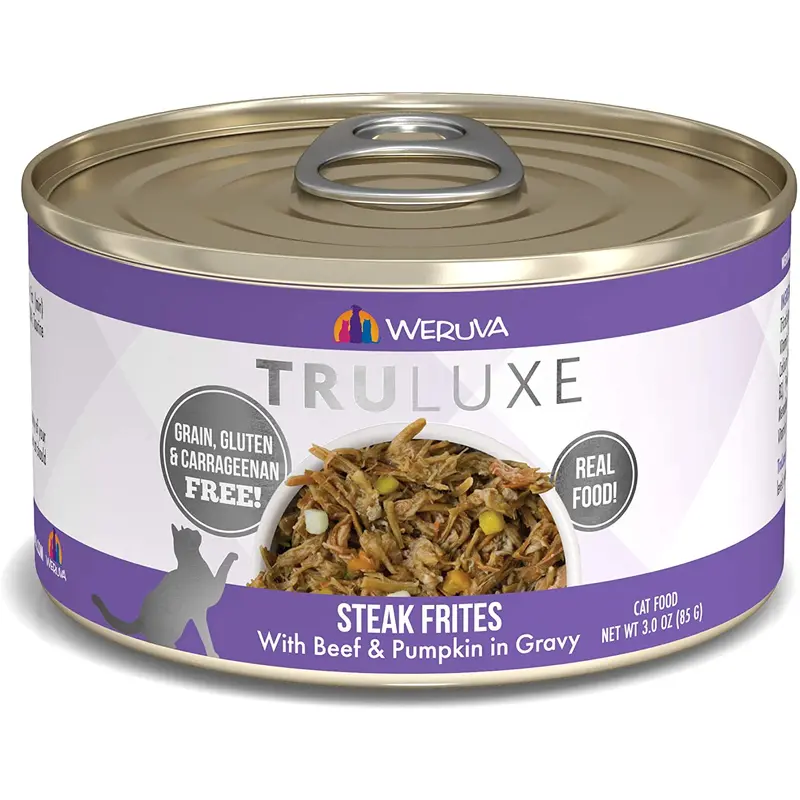 Weruva TruLuxe Steak Frites with Beef & Pumpkin in Gravy