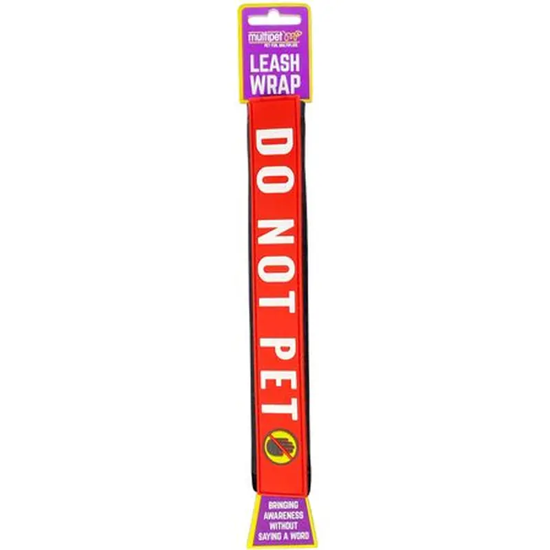 Multipet Leash Wrap "Do Not Pet"